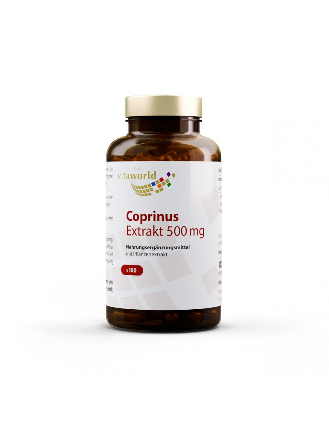 Koprinus ekstrakt / koprinus 500 mg, 100 kapsul