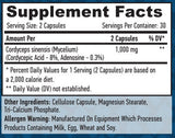 Cordyceps 500mg / 60 vcaps.
