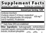 Cordyceps 650 mg - 60 kapsul