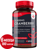 Brusnica - rdeča brusnica 12500 mg 180 Veganske kapsule