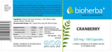Brusnica 320 mg - 100 kapsul