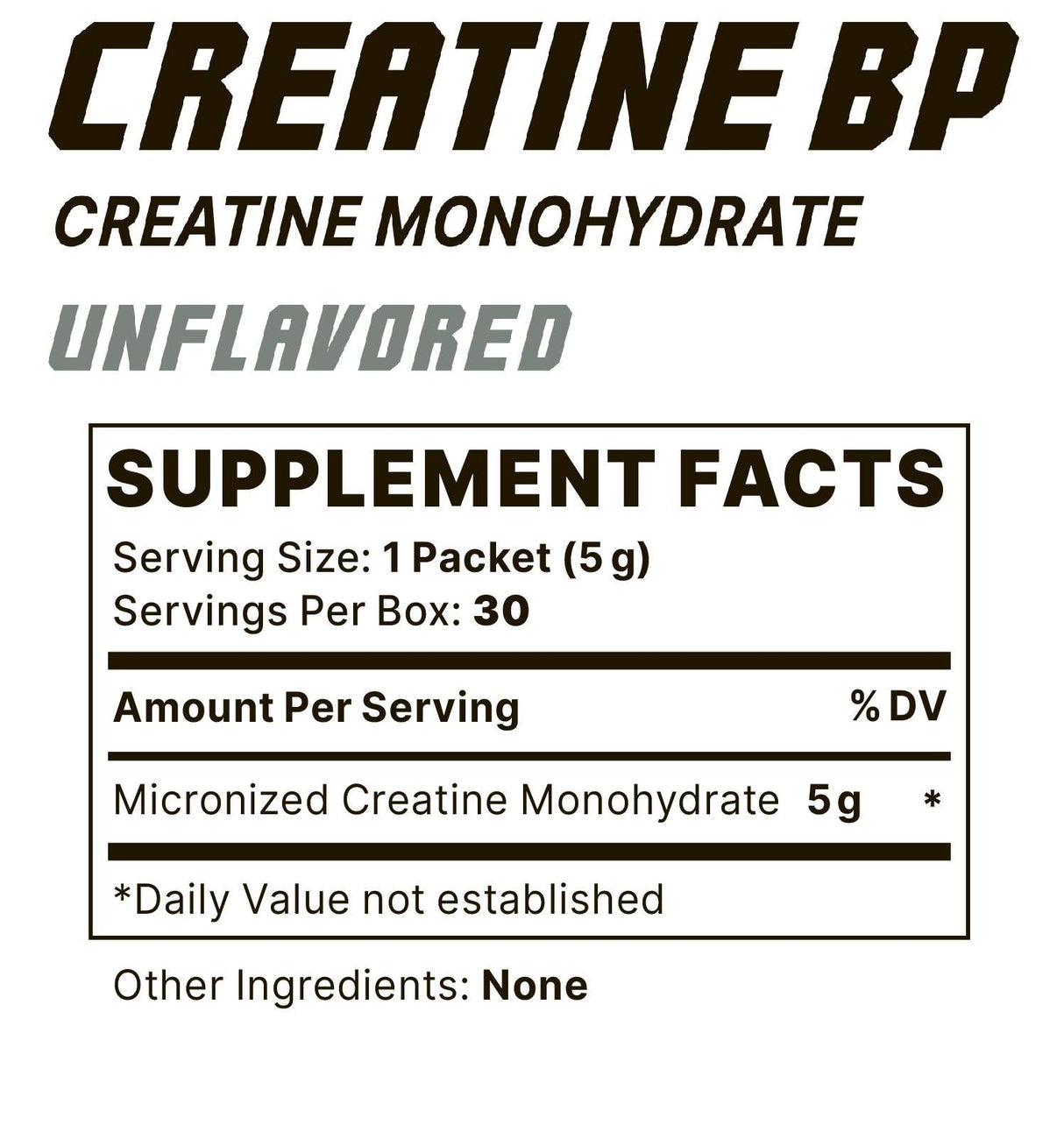 Kreatin bp vrečke | Creapure® - 30 x 5 gramov