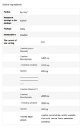 Aromatiziran kreatin - 0,500 kg