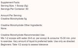 Kreatin monohidrat - 300 gramov