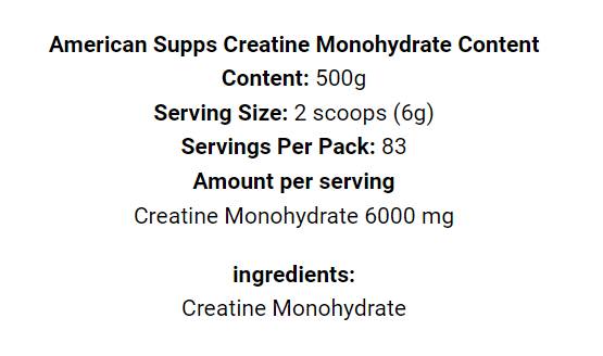 Kreatin monohidrat - 500 gramov