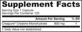 Kreatin monohidrat 800 mg 120 kapsul