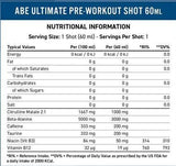 Abe strel | Vse črno vse pred vadbo - 12 x 60 ml