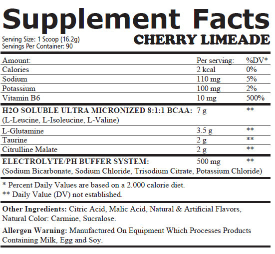Cryo Cell BCAA 8: 1: 1/90 Serv. - 1.400 kg