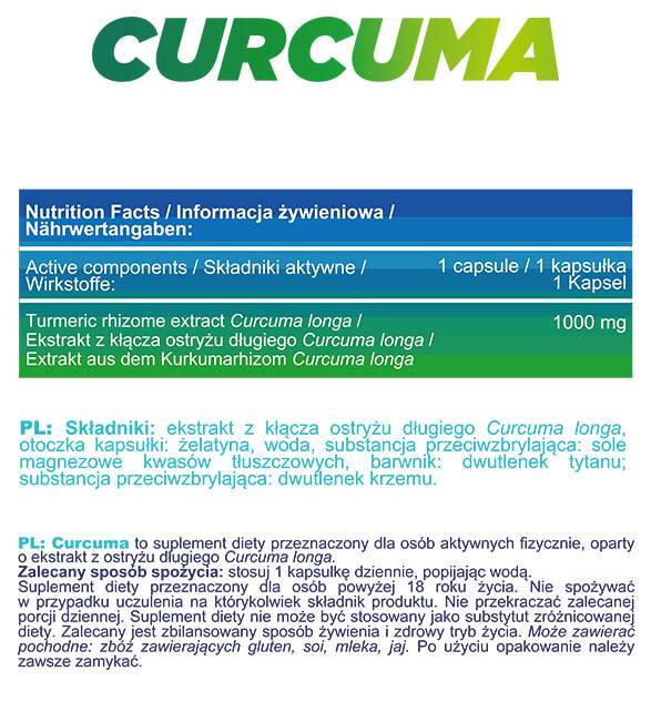 Curcuma | Kurkuma 1000 mg - 90 kapsul