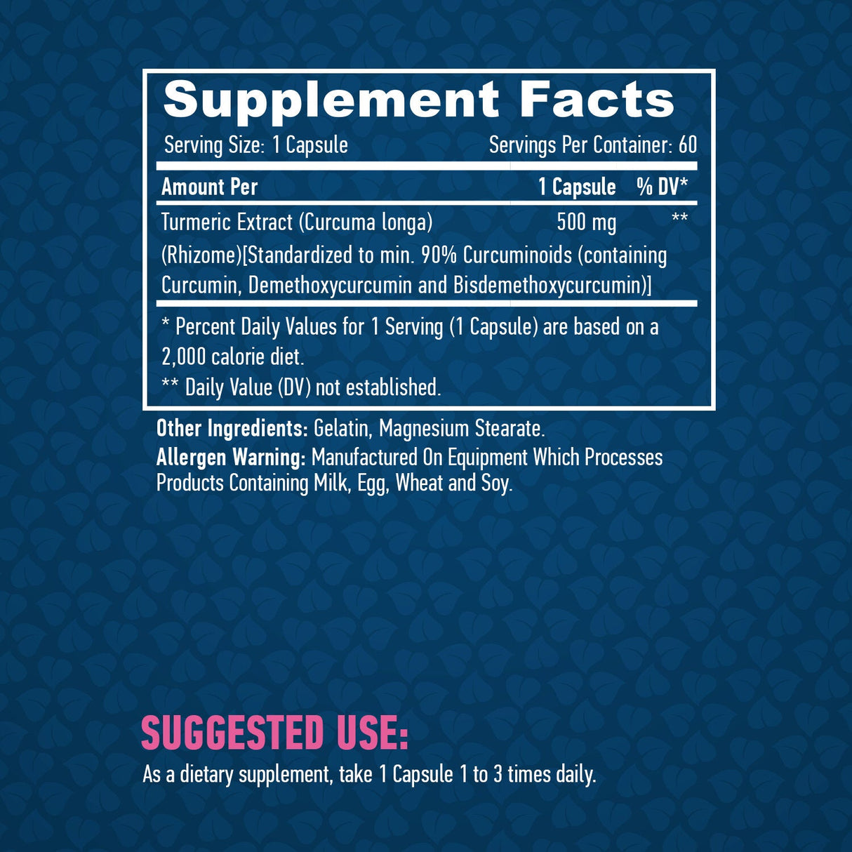 Izvleček kurkumina / kurkume / 500mg / 60 kap.