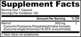 Kurkumin fitosom 500 mg | Meriva® - 120 kapsul