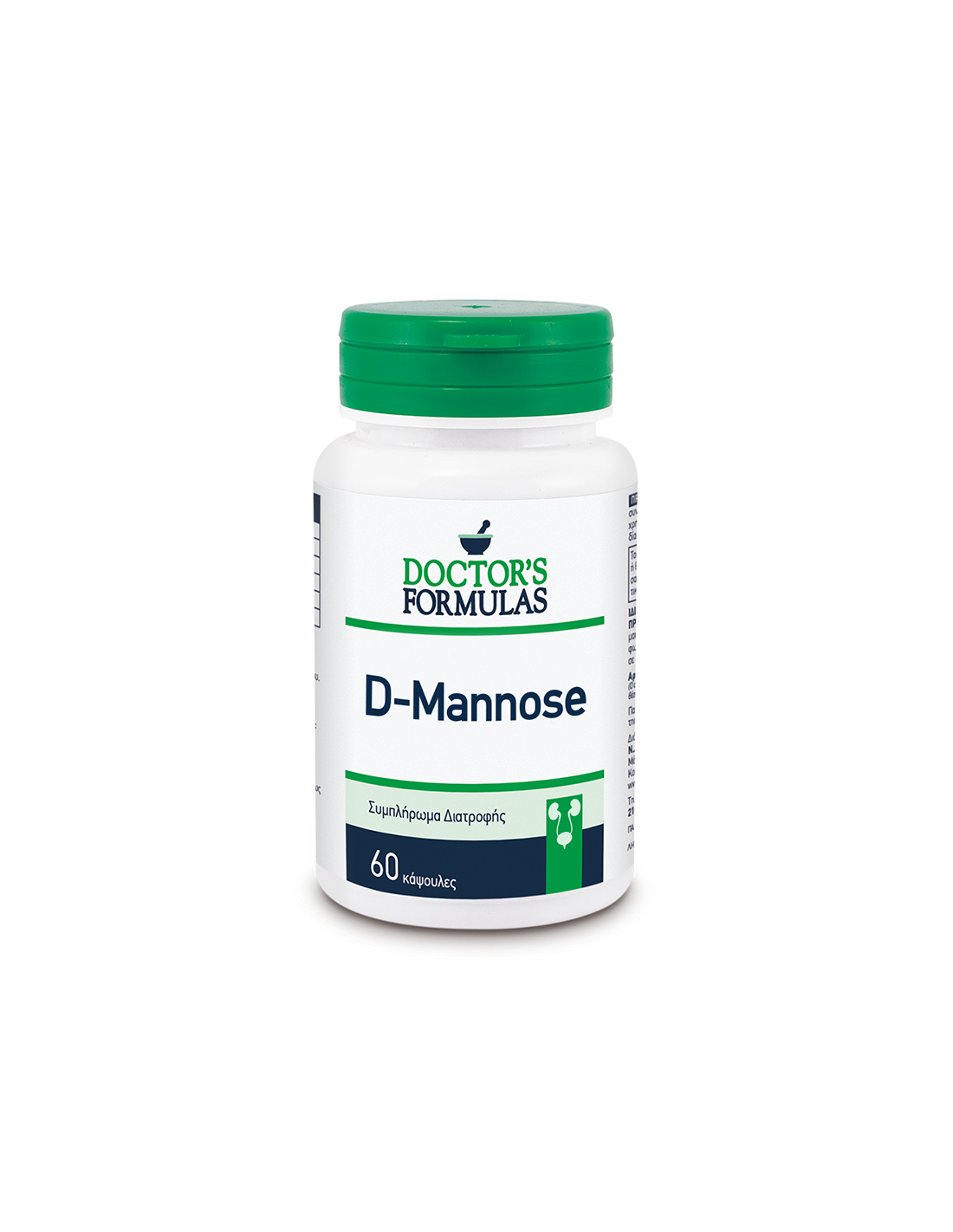 D -mannoza - sečil, 60 kapsulskih zdravniških formul