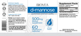 D-Mannose 500 mg / 60 kape