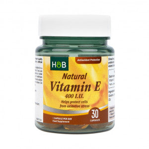 Vitamin E (vitamin E) Naravni 400 iu 30 kapsul Holland & Barrett