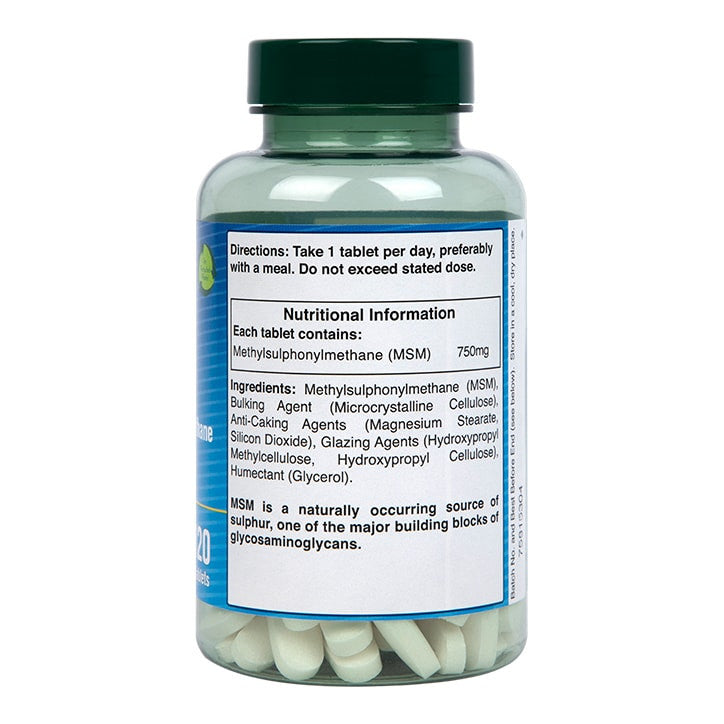 MSM / metilsulfonilmetan 750 mg - 120 tablet