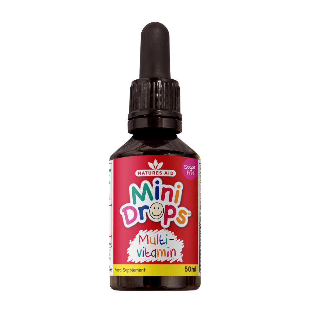 Multivitaminske kapljice za otroke (mini kapljice multi-vitamin) 50ml Naturesaid