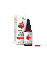 Kosti in sklepi - vitamin D3 800 IU + K2 36 µg + kurkuma, 30 ml kapljic