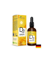 Kosti in zobje - vitamin D3 + K2, 60 ml kapljic