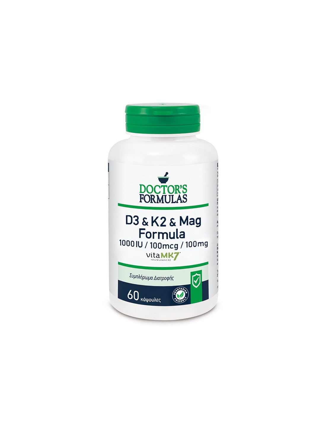Formula D3 & K2 & Mag - Formula z vitaminom D3, K2 in Magnezijem x 60 Kapsulami zdravnikov