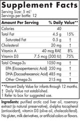 Dha dojenček | 350 mg EPA / 485 mg DHA - 60 ml