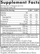 DHA mlajša tekočina | 170 mg EPA in 255 mg DHA - 119 ml