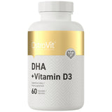 DHA + vitamin D3 | 300 mg DHA iz ribjega olja 60 gel kapsul