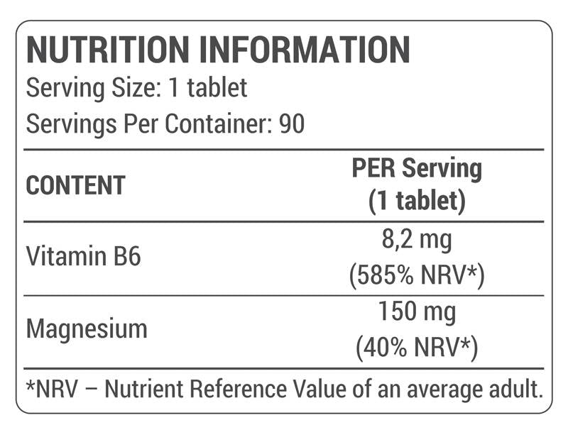 Organic Magnesium + B6 - 90 Таблетки - Feel You