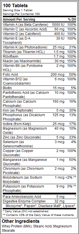 Dnevna formula - 100 tablet