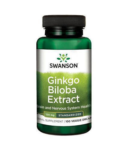 Standardizirani Ginkgo 120 mg - 100 kapsul z zapoznim sproščanjem