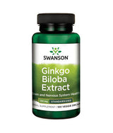 Standardizirani Ginkgo 120 mg - 100 kapsul z zapoznim sproščanjem