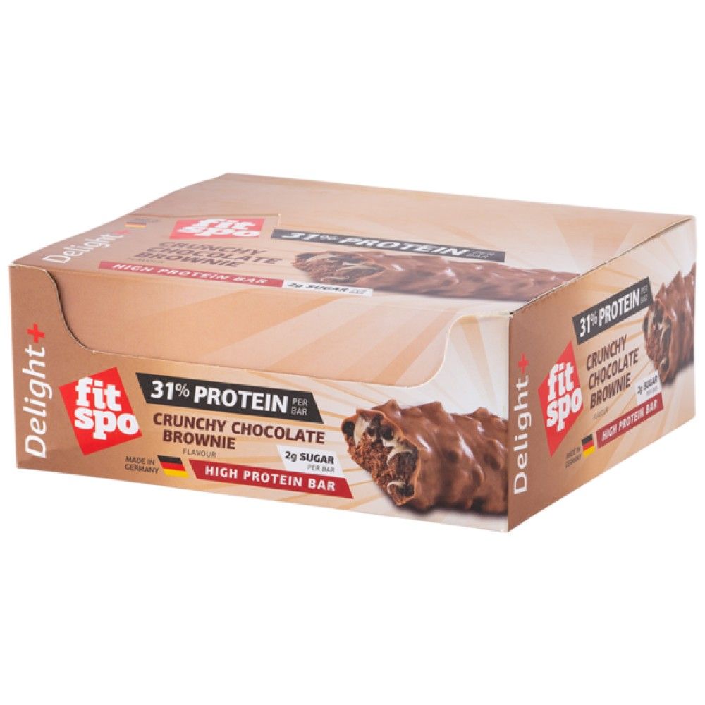Užitek+ hrustljav beljakovinski bar čokoladni brskalnik - 12 x 60 gramov