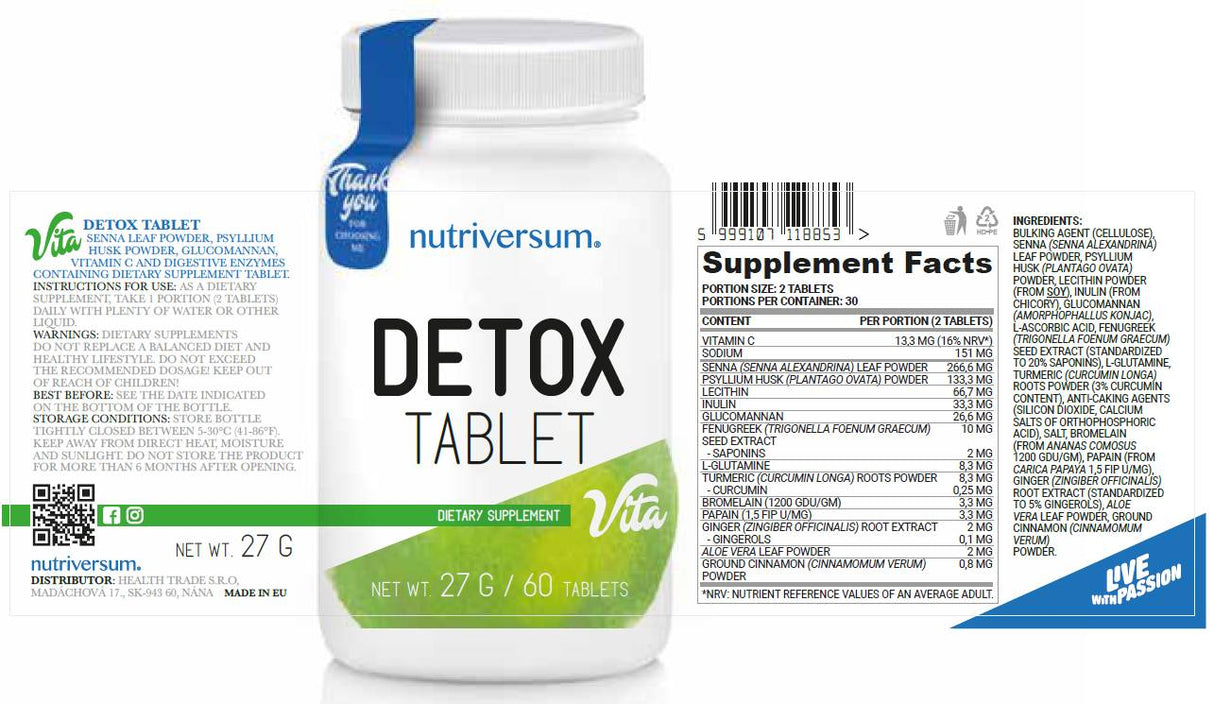 Detox tableta | Detox formula - 60 tablet