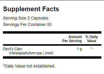 Hudičev kremplje 500 mg - 100 kapsul