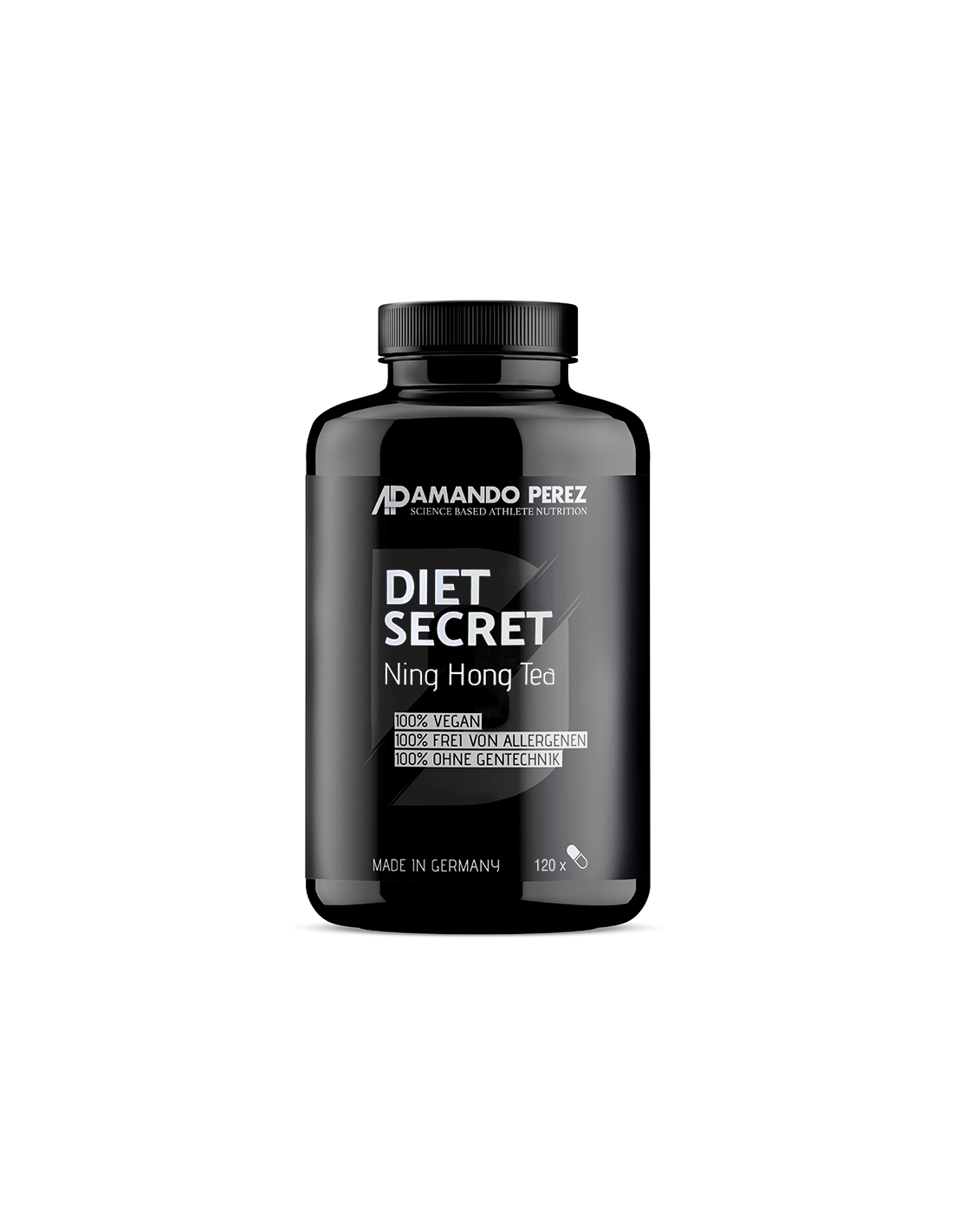 Diet Secret - Ning Hong Tee / zeliščna mešanica za uravnavanje telesne teže, 120 <tc>Vitabay</tc> Kapsule