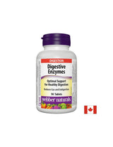 Prebavni encimi x 90 tablet <tc>Webber Naturals</tc>