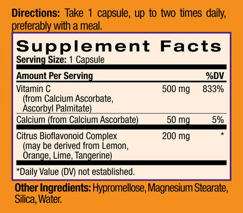 Easy-C 500mg+citrusi bioflavonoidi 120 kape