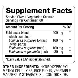 Echinacea 400 mg / 60 kape