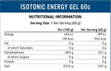 Izotonični energijski gel vzdržljivosti - 20 x 60 gramov