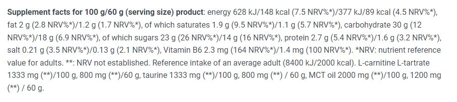 Energetski gel / 60 g