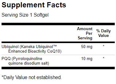Izboljšan PQQ z ubikinolom 60 mg - 30 gel kapsul