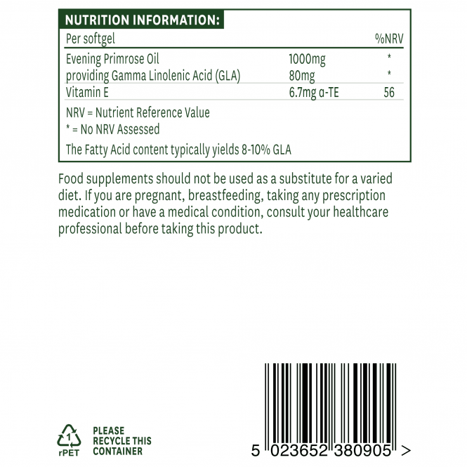 Večerno primrose olje 1000mg 180 mehke kapsule Naturesaid