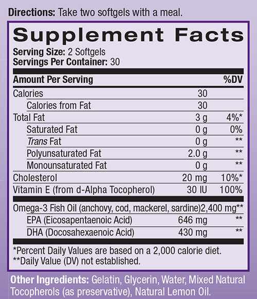 Ekstremna omega 2400mg. / 60 softgelov
