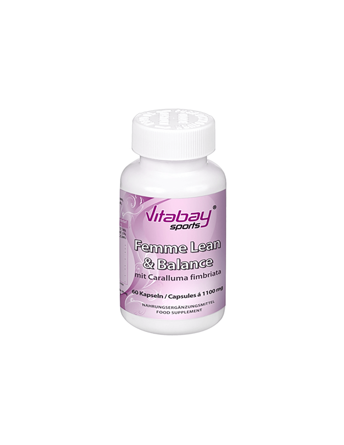 Femme Lean &amp; Balance mit Caralluma fimbriata / Formula za fino silhueto s karallumo fimbriata, 60 kapsul <tc>Vitabay</tc>