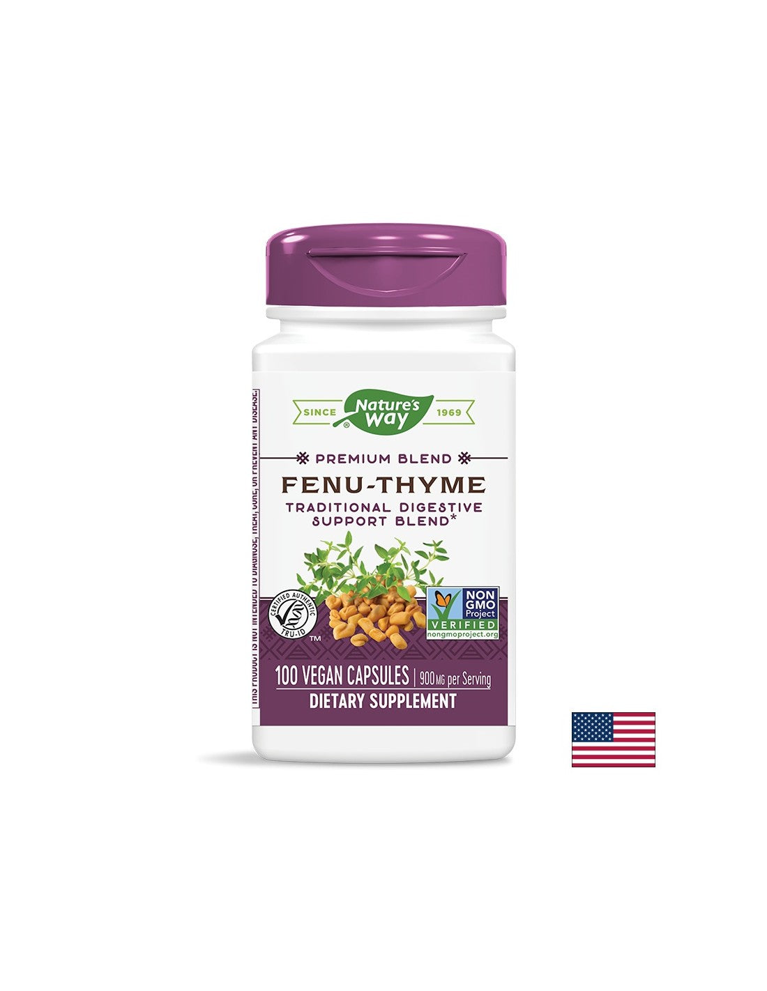 Fenu-Thim / Fenugreek in Thyme x 100 Kapsula Narava pot