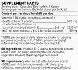 Vitamin E 400 iu | z mct oljem - 60 kapsul