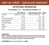 Fit Cuisine nizko-cal sirup | Čokoladni lešniki - 425 ml