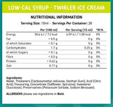 Fit Cuisine nizko-cal sirup | Twirler sladoled - 425 ml