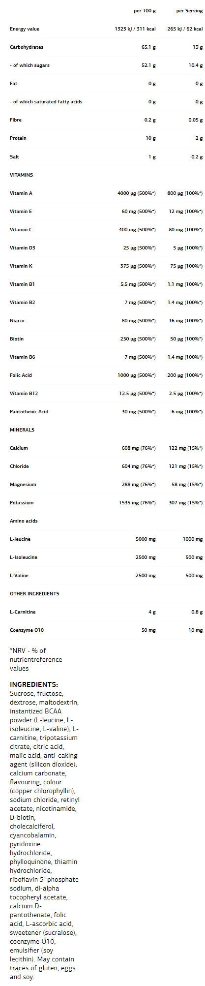 Fitaktivna izotonična pijača - 0,500 kg