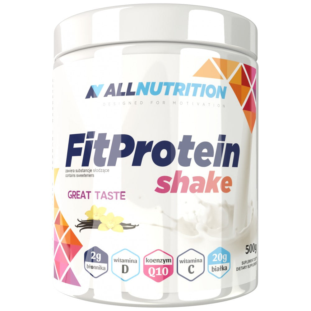 FitProtein Shake | Sirotkine beljakovine s kolagenom - 500 gramov