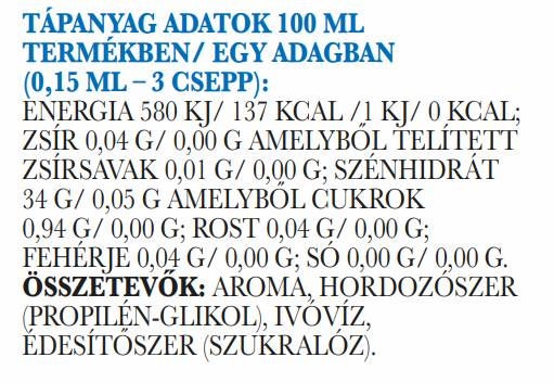 Kapljice okusa | Nič sladkor - nič maščobe - različni okusi 30 ml